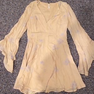 Free People Bell Sleeve Dress